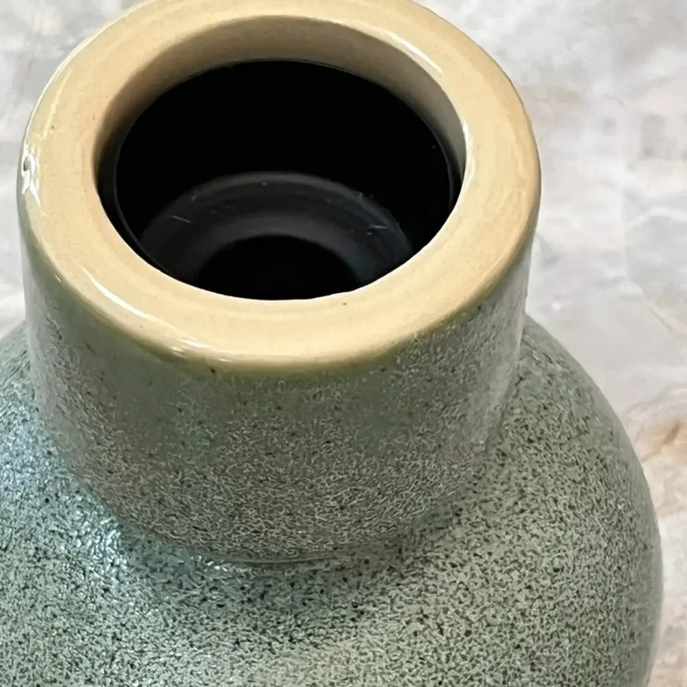 Bloomingville Green Ceramic Candle Holder 7